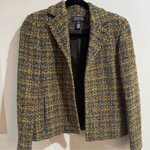 Jones New York Signature Tweed Blazer